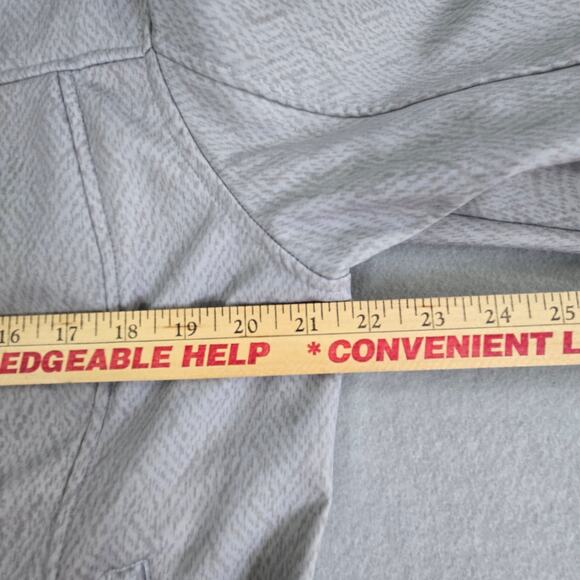 Free Country Live In It Gray Full Zip Jacket Faux Fur Lined Removable Hood - Picture 11 of 16